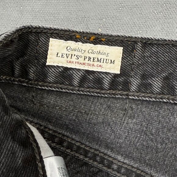 Levi's Premium 501 Faded Black Denim Jeans Women's 27 x 32 - Picture 4 of 8